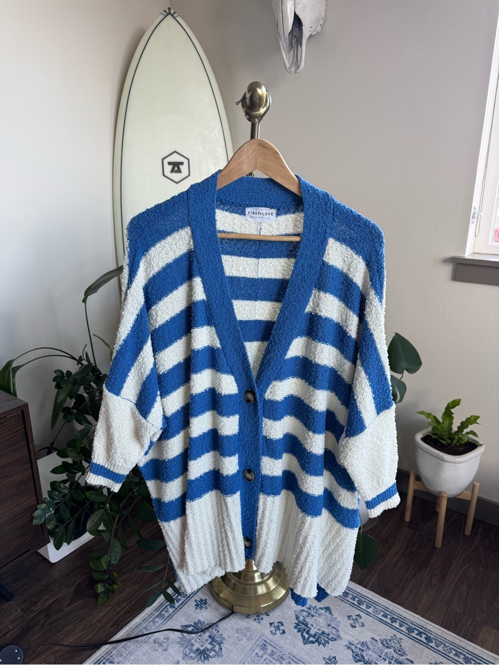 NWOT striped cardigan